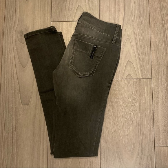 Black Orchid Washed Gray Skinny Jeans Size 25 - Picture 5 of 5